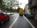 Radstreifen Reichenhainer Str. (Nicht vom Postauto ablenken lassen!)