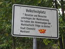 Klicken zum Vergroessern Und über den Volksfestplatz
