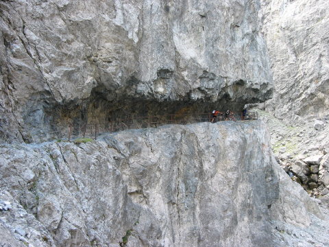 Schieben im Val di Uina